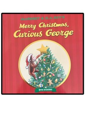 BUNDLE & SAVE🎄 Merry Christmas, Curious George Softcover Book